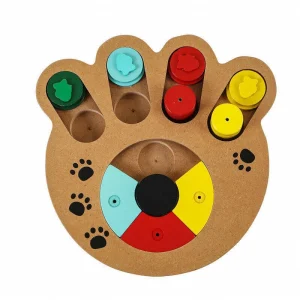 Puzzle Interactivo con Snacks para Perros y Gatos